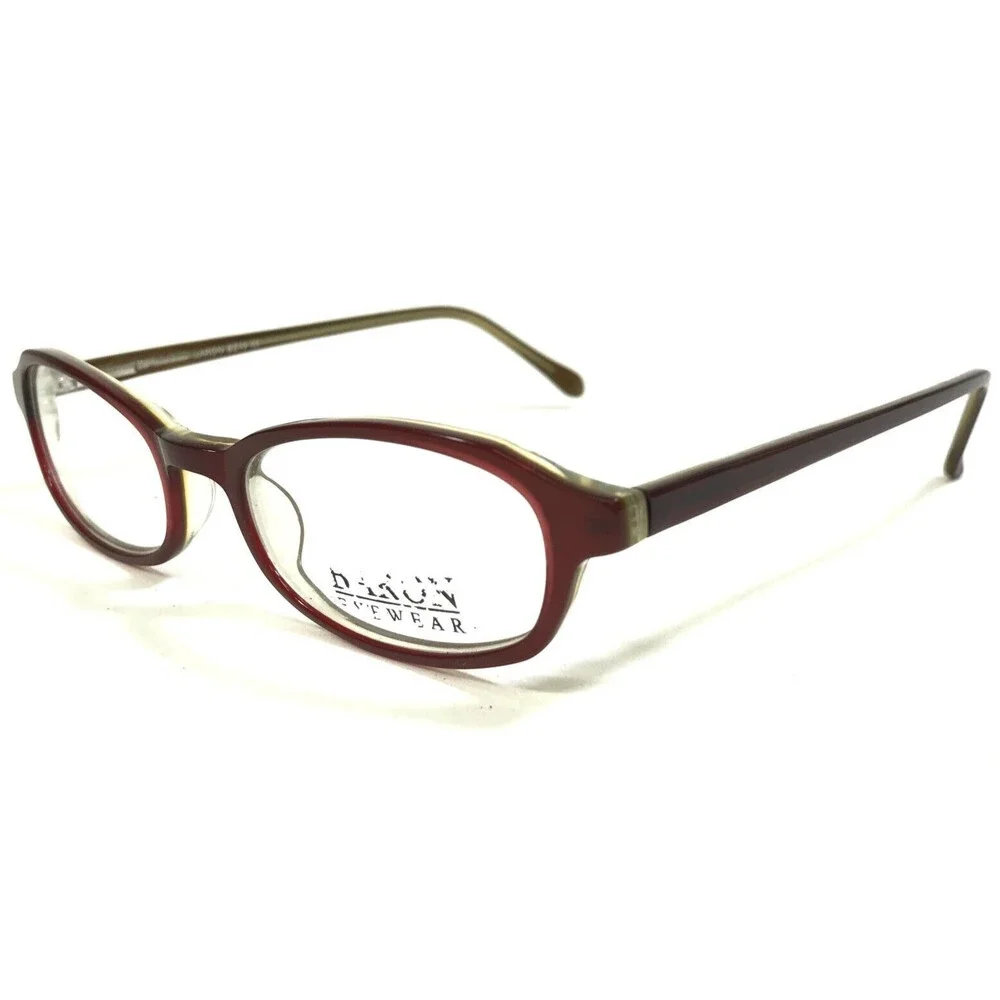 Baron Eyeglasses Frames BZ10 BG Burgundy Brown Red Rectangular 51-19-145